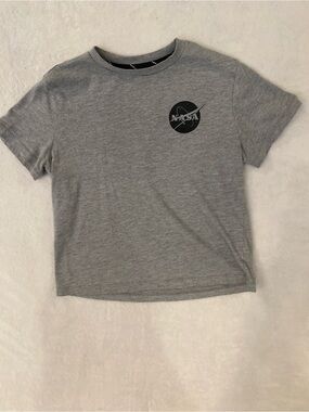 MAD Engine Gray Short Sleeve NASA Logo Tee